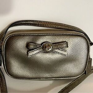Coach Silver Bow Mini Crossbody